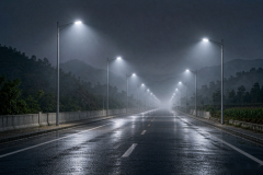 多雨多雾地区道路路灯配置：防水防护与透雾照明方案