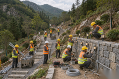 山地景区景观灯运输与施工要点：规避隐患保障工程质量