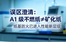 误区澄清：A1 级不燃纸矿化纸，纸基防火已进入性能新层级