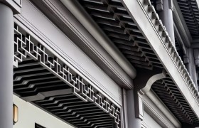 仿古铝代木构件选型参考：湖北艾格拉铝合金风雨连廊系统介绍